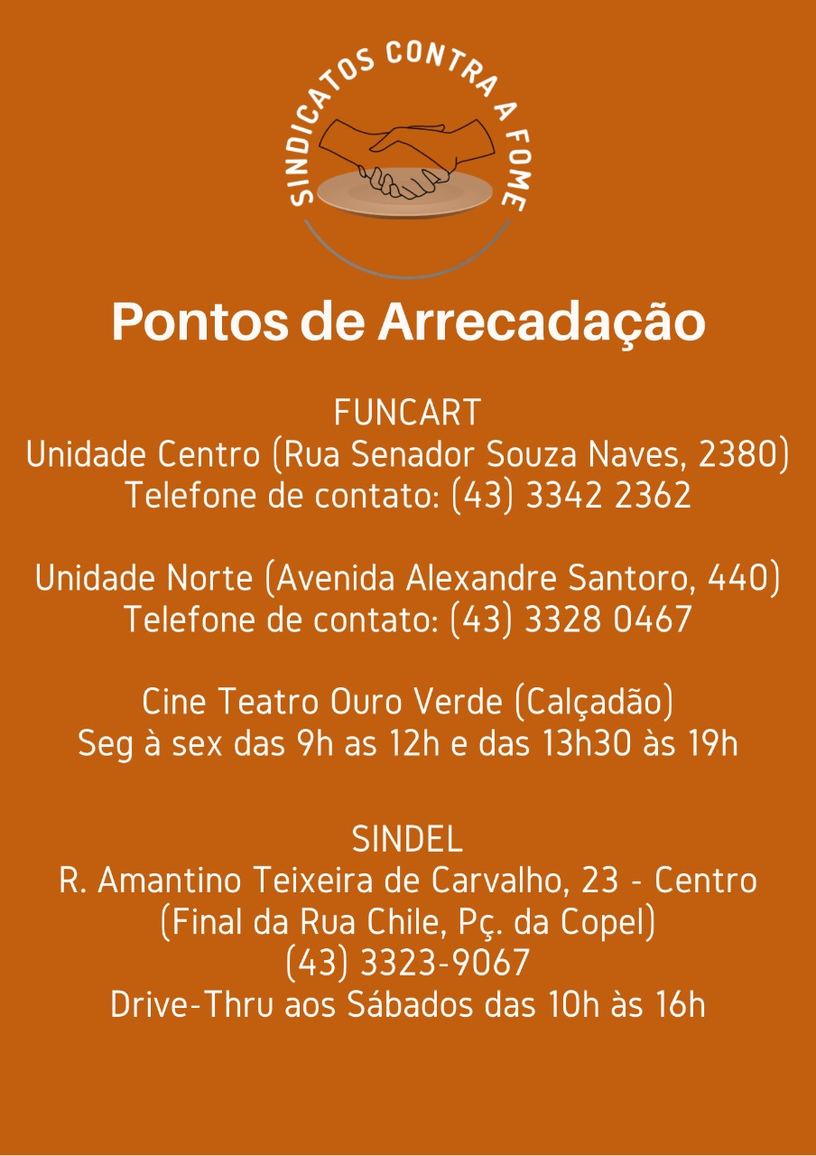 ASSUEL PARTICIPA DE CAMPANHA CONTRA A FOME